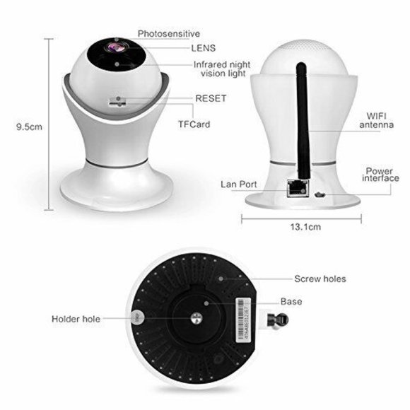 WiFi Security Camera 1080P Motion Wireless Full HD - Picture 3 of 9